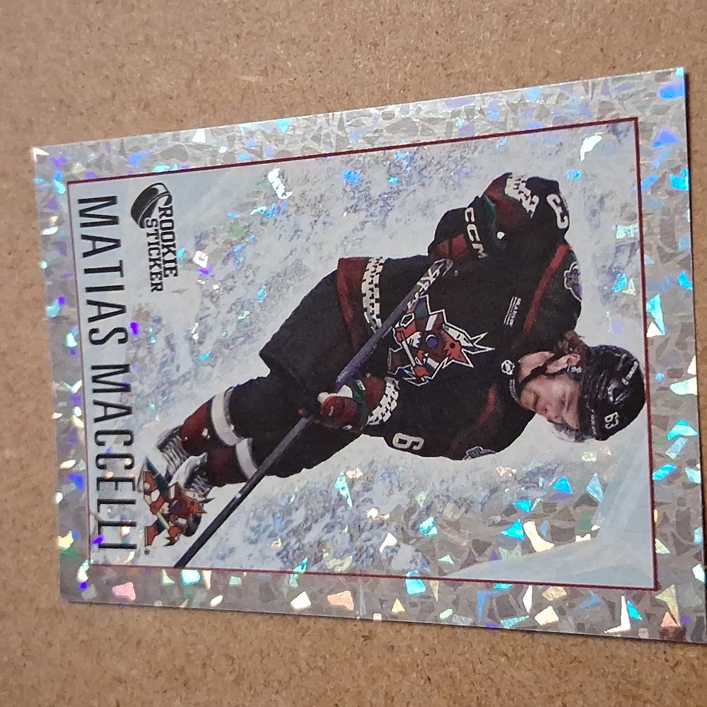 Matias Maccelli Rookie Trading Card + Sticker - Picture 3 of 8